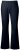 Ulla Popken 854910 Pantalón elástico abrigado con cintura elástica Azul marino - Pantalones de tela - Pantalones anchos de tela para mujer