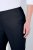 Ulla Popken 854910 Pantalón elástico abrigado con cintura elástica Azul marino - Pantalones de tela - Pantalones anchos de tela para mujer
