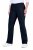Ulla Popken 854910 Pantalón elástico abrigado con cintura elástica Azul marino - Pantalones de tela - Pantalones anchos de tela para mujer