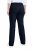 Ulla Popken 854910 Pantalón elástico abrigado con cintura elástica Azul marino - Pantalones de tela - Pantalones anchos de tela para mujer