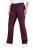 Ulla Popken 854910 Pantalón elástico abrigado con cintura elástica Berenjena - Pantalones de tela - Pantalones anchos de tela para mujer