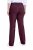 Ulla Popken 854910 Pantalón elástico abrigado con cintura elástica Berenjena - Pantalones de tela - Pantalones anchos de tela para mujer