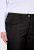 Ulla Popken 854987 Pantalón elástico abrigado con cinturilla cómoda Negro - Pantalones de tela - Pantalones anchos de tela para mujer