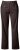 Ulla Popken 854987 Pantalón elástico abrigado con cinturilla cómoda Marrón caoba - Pantalones de tela - Pantalones anchos de tela para mujer