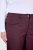 Ulla Popken 854987 Pantalón elástico abrigado con cinturilla cómoda Berenjena - Pantalones de tela - Pantalones anchos de tela para mujer
