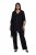 Ulla Popken 855134 Chaqueta de lentejuelas Negro - Chaquetas - Chaquetas para mujer en tallas grandes