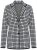 Ulla Popken 855173 Blazer de punto a cuadros Blanco roto - Blazers - Blazers en tallas grandes para mujer