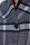 Ulla Popken 855250 Abrigo de lana asimétrico con cuello ancho Gris jaspeado - Abrigos - Abrigos de talla grande