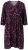 Ulla Popken 855270 Vestido de jersey estampado con cuello de pico Negro - Vestidos de punto jersey - 