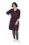 Ulla Popken 855270 Vestido de jersey estampado con cuello de pico Negro - Vestidos de punto jersey - 