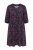 Ulla Popken 855270 Vestido de jersey estampado con cuello de pico Antracita - Vestidos de punto jersey - 
