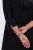 Ulla Popken 855373 Vestido de jersey estampado Negro - Vestidos de punto jersey - 