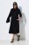 Ulla Popken 855373 Vestido de jersey estampado Negro - Vestidos de punto jersey - 
