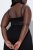 Ulla Popken 855428 Picardías con encaje Negro - Camisones - 