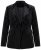 Ulla Popken 855499 Blazer de terciopelo con strass Negro - Blazers - Blazers en tallas grandes para mujer