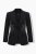 Ulla Popken 855550 Blazer entallado con piedras brillantes Negro - Blazers - Blazers en tallas grandes para mujer