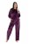 Ulla Popken 856119 Pantalón de estar en casa Ciruela - Pijamas/ropa de estar en casa - 