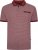  Kam Jeans 5488 Dobby Print Pique Polo Wine - Polos - Polos 2XL-8XL