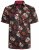Kam Jeans 6042 Rose Skull Digital Print Shirt Black - Camisas - Camisas 2XL-10XL