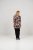 Scandinavian Caramel Flower Petals Tunic Brown - Camisetas estampadas para mujer - 