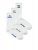 Jack & Jones Power Statements Calcetines de tenis Blanco pack de 3 - Ropa interior - Ropa interior 2XL-8XL