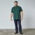 North Latitude Superflex Polo Verde/Caqui - TALL polos - Polos TALL para hombres altos