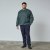 North Latitude Crewneck Logo Sweat Verde/Caqui - TALL sudaderas - Sudaderas TALL para hombre alto