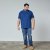North Latitude Superflex Polo Azul - TALL polos - Polos TALL para hombres altos