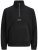 Jack & Jones Soho Half Zip Fleece Sweatshirt Black - Sudaderas - Sudaderas 2XL-12XL