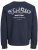 Jack & Jones Yuki Back Print Crew Neck Sweatshirt Sky Captain - Sudaderas - Sudaderas 2XL-12XL
