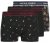 Jack & Jones Gingerbread Trunks 3-Pack Black - Ropa interior - Ropa interior 2XL-8XL