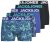  Jack & Jones Tropical Flowers Trunks 5-Pack Blue - Ropa interior - Ropa interior 2XL-8XL