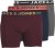Jack & Jones LICHFIELD Trunks 3-Pack Burgundy - Ropa interior - Ropa interior 2XL-8XL