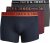Jack & Jones LICHFIELD Trunks 3-Pack Burgundy - Ropa interior - Ropa interior 2XL-8XL