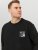 Jack & Jones JCOFILO Crew Neck Sweater with Back Print Black - Sudaderas - Sudaderas 2XL-12XL