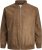 Jack & Jones ROCKY Faux Suede Bomber Jacket Brown - Chaquetas - Chaquetas Tallas Grandes 2XL-8XL