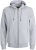 Jack & Jones BRADLEY Zip Hoodie Light Grey Melange - Sudaderas - Sudaderas 2XL-12XL