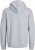 Jack & Jones BRADLEY Zip Hoodie Light Grey Melange - Sudaderas - Sudaderas 2XL-12XL
