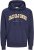 Jack & Jones CALEB Hoodie Navy Blazer - Sudaderas - Sudaderas 2XL-12XL