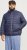 Jack & Jones SPRINT True Red Stitches Quilted Collar Jacket Navy Blazer - Chaquetas - Chaquetas Tallas Grandes 2XL-8XL