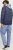 Jack & Jones SPRINT True Red Stitches Quilted Collar Jacket Navy Blazer - Chaquetas - Chaquetas Tallas Grandes 2XL-8XL