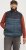 Jack & Jones SPRINT Black Blocking BODYWARMER With Collar Dark Turquoise - Chaquetas - Chaquetas Tallas Grandes 2XL-8XL