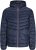 Jack & Jones SPRINT Red Stitches Quilted Hooded Jacket Navy Blazer - Chaquetas - Chaquetas Tallas Grandes 2XL-8XL