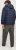 Jack & Jones SPRINT Red Stitches Quilted Hooded Jacket Navy Blazer - Chaquetas - Chaquetas Tallas Grandes 2XL-8XL