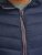 Jack & Jones SPRINT Red Stitches Quilted Hooded Jacket Navy Blazer - Chaquetas - Chaquetas Tallas Grandes 2XL-8XL