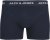 Jack & Jones JACCAMOFLAGE Trunks 3-Pack Navy Blazer - Ropa interior - Ropa interior 2XL-8XL