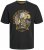 Jack & Jones JJSKULL ROCK T-Shirt Black - Camisetas - Camisetas - 2XL-14XL