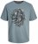 Jack & Jones JJSKULL ROCK T-Shirt Goblin Blue - Camisetas - Camisetas - 2XL-14XL