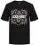 Jack & Jones JJPAISLEY T-Shirt Black - Camisetas - Camisetas - 2XL-14XL