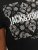 Jack & Jones JJPAISLEY T-Shirt Black - Camisetas - Camisetas - 2XL-14XL